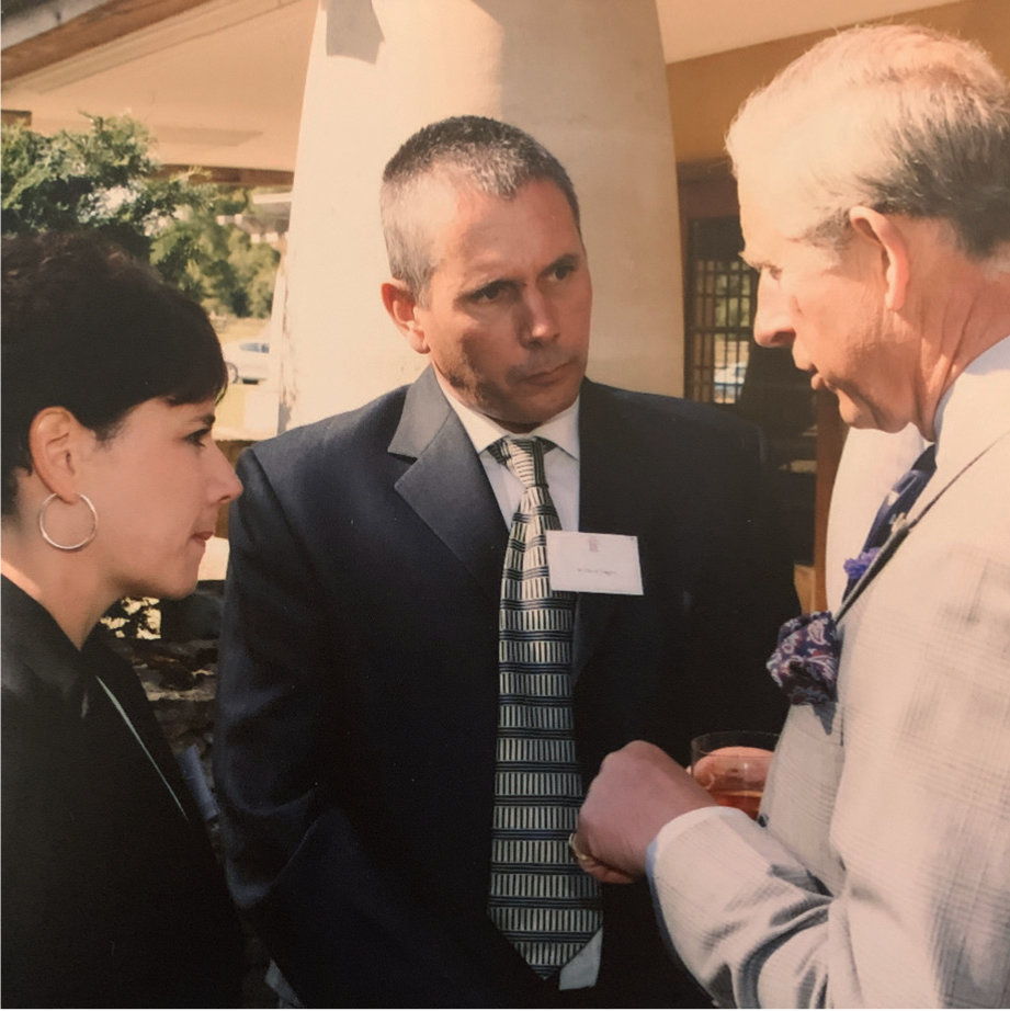Dave with King Charles