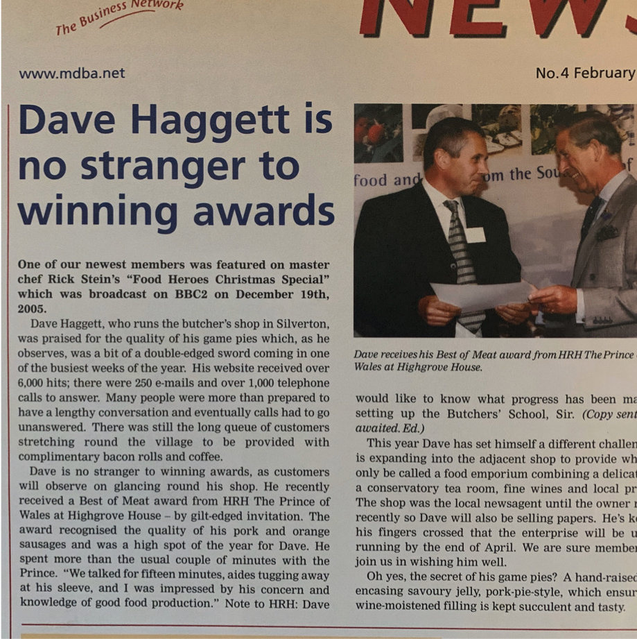 House of Lords Award