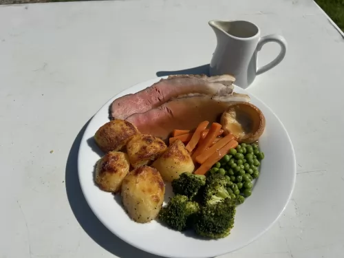 roast sirloin dinner